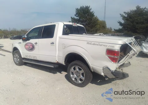 2013 Ford F-150 Lariat из США, поврежденный, VIN 1FTFW1EF3DFA65939